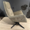 Flexlux Moro fauteuil in stof (met voetbank) - 1